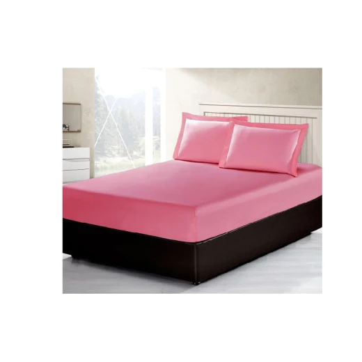 طقم شرشف سرير مطاط, باللون الزهري الداكن, حجم كوين, 3 قطع من ارمن طقم شرشف سرير مطاط, باللون الزهري الداكن, حجم كوين, 3 قطع من ارمن