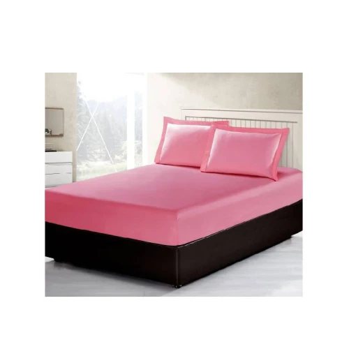 طقم شرشف سرير مطاط, باللون الزهري الداكن, 2 قطع, حجم مفرد من ارمن طقم شرشف سرير مطاط, باللون الزهري الداكن, 2 قطع, حجم مفرد من ارمن