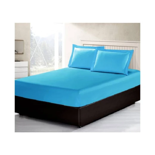 طقم شرشف سرير مطاط, باللون الفيروزي, حجم مفرد, عدد 2 من ارمن طقم شرشف سرير مطاط, باللون الفيروزي, حجم مفرد, عدد 2 من ارمن