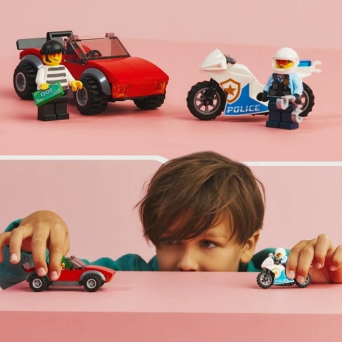 لعبه مطاردة سيارة و دراجة الشرطة من ليغو - ليجو - Image 2