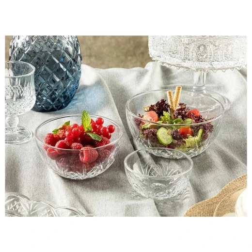 زبدية زجاج 9.5*12.7*15 سم, 3 قطع من انجلش هوم - انجلش هوم - Image 2