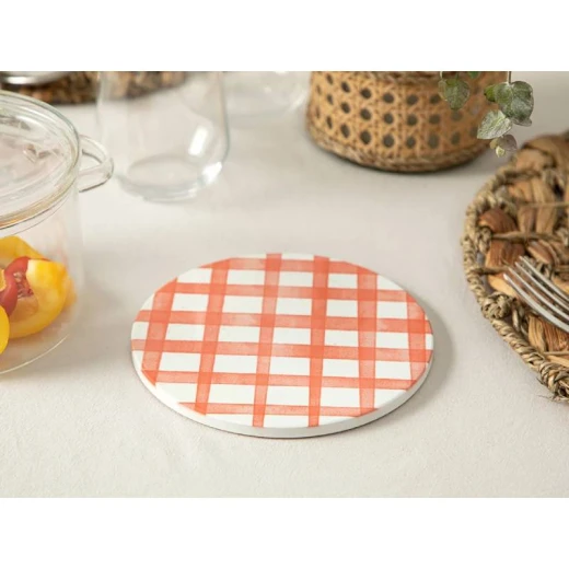 قاعدة سيراميك لون برتقالي حجم 16 سم من انجلش هوم قاعدة سيراميك لون برتقالي حجم 16 سم من انجلش هوم