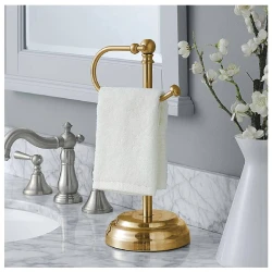 ARMN Delta Countertop Towel Rack, Gold Color