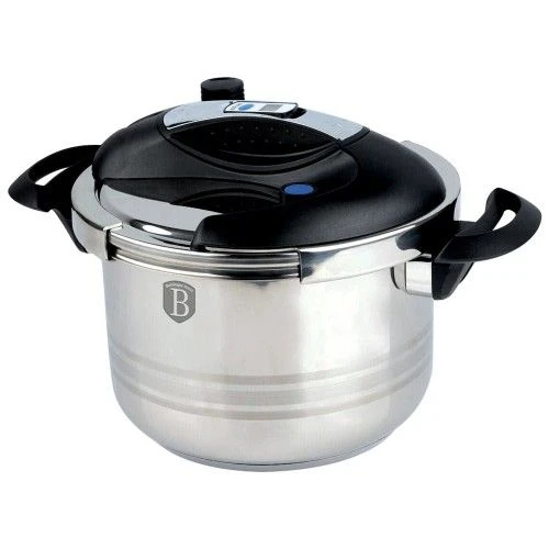 قدر ضغط تيربو ستيل سعة 6 لتر مع مؤقت من بيرلينجر هاوس - بيرلينجر هاوس - Image 2