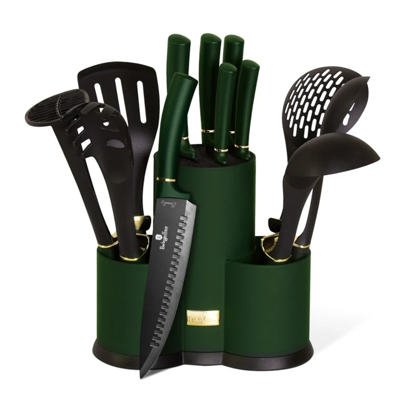 Berlinger Haus Knife And Utensils Set, Emerald Color, 12 Pieces - Berlinger Haus