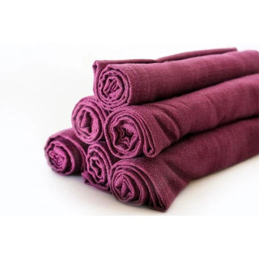 ARMN Polyteq Set Of  Dinner Napkins Violet Color Purple 6 Pieces