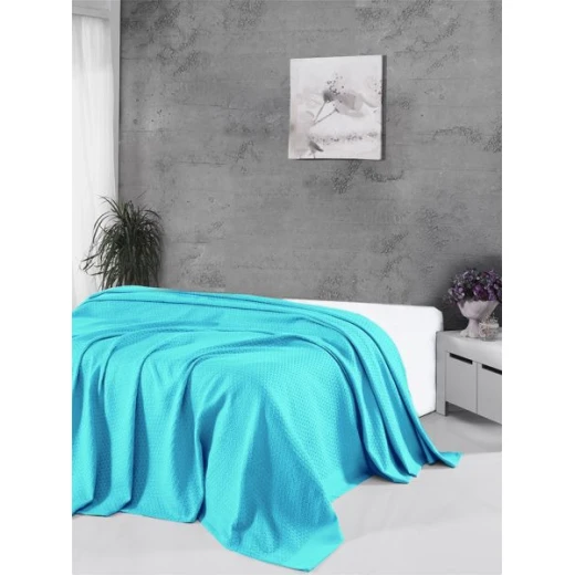 بيكيه ديلوكس مزدوج لون أزرق 230 × 250 سم من أرمن بيكيه ديلوكس مزدوج لون أزرق 230 × 250 سم من أرمن