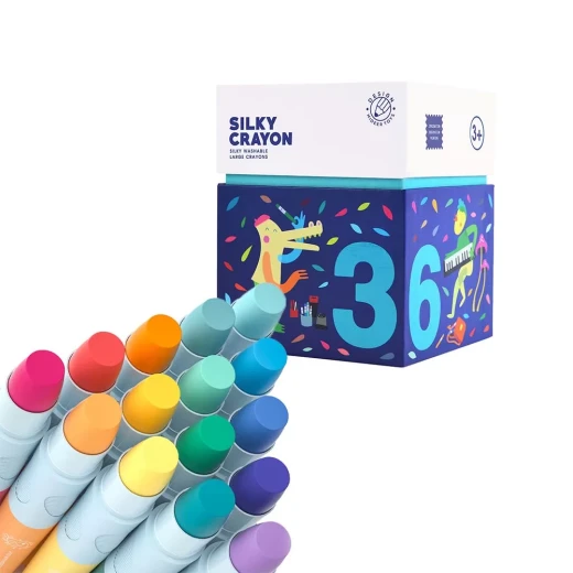 Mideer Silky Crayon-36 - MIDEER - Image 2