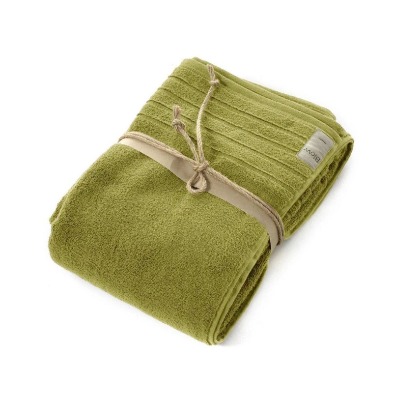 Fazzini Blow 100x150cm Bath Sheet, Green Color - Fazzini