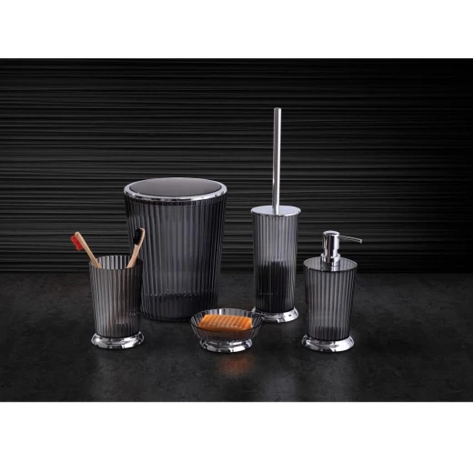 Primanova Nely Toilet Brush, Transparent Black - Primanova - Image 2