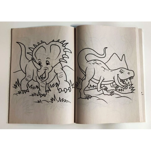 كتاب تلوين بشكل ديناصور من بيزك - بازيك - Image 3