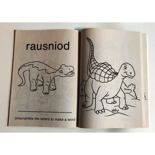 كتاب تلوين بشكل ديناصور من بيزك - بازيك - Image 2
