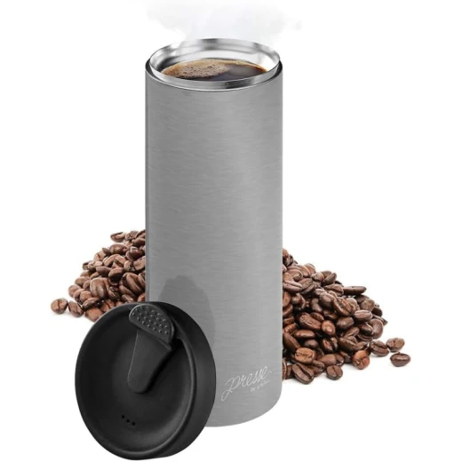 bobble French Coffee Presse, On-The-Go use, Quick Brew, Slim Design, Triple Wall Insulation, 14 oz (Stainless Steel) bobble French Coffee Presse, On-The-Go use, Quick Brew, Slim Design, Triple Wall Insulation, 14 oz (Stainless Steel)