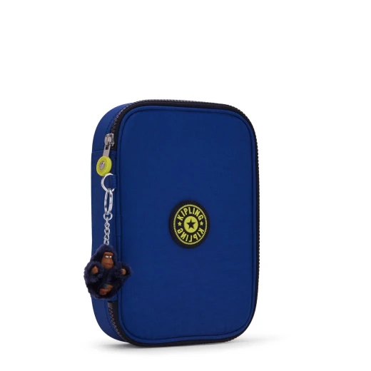 Kipling-100 Pens-Large Pencase Blue - Kipling - Image 3