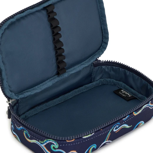 Kipling-50 Pens-Medium Pencase Dark Blue - Kipling - Image 5