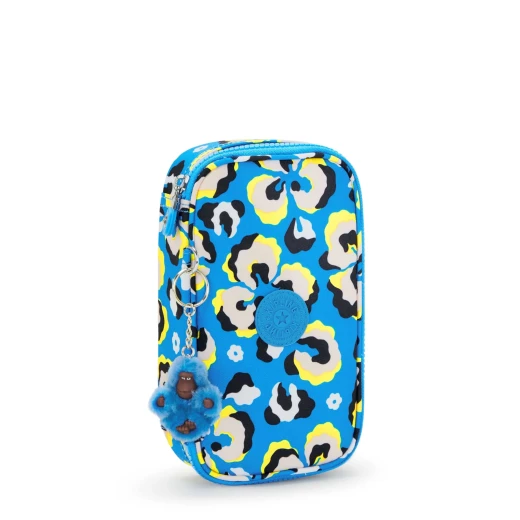 Kipling-50 Pens-Medium Pencase Leopard Floral - Kipling - Image 4