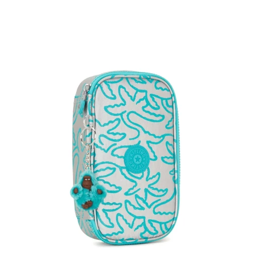 Kipling-50 Pens-Medium Pencase Metallic Palm - Kipling - Image 4