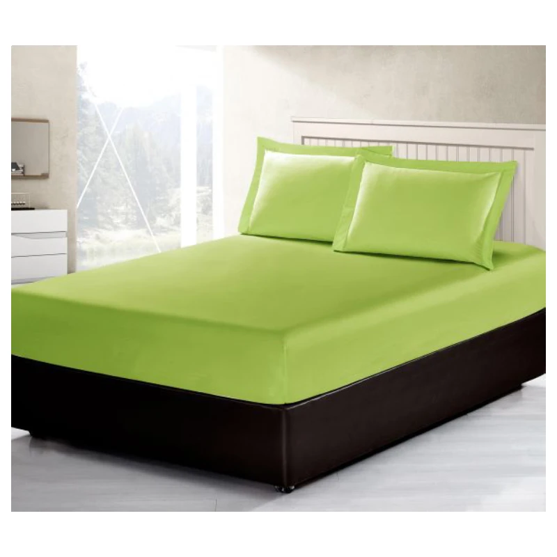 ARMN Vero Fitted Sheet Set, Pop Green, Kingsize, 3 Pieces - Armn
