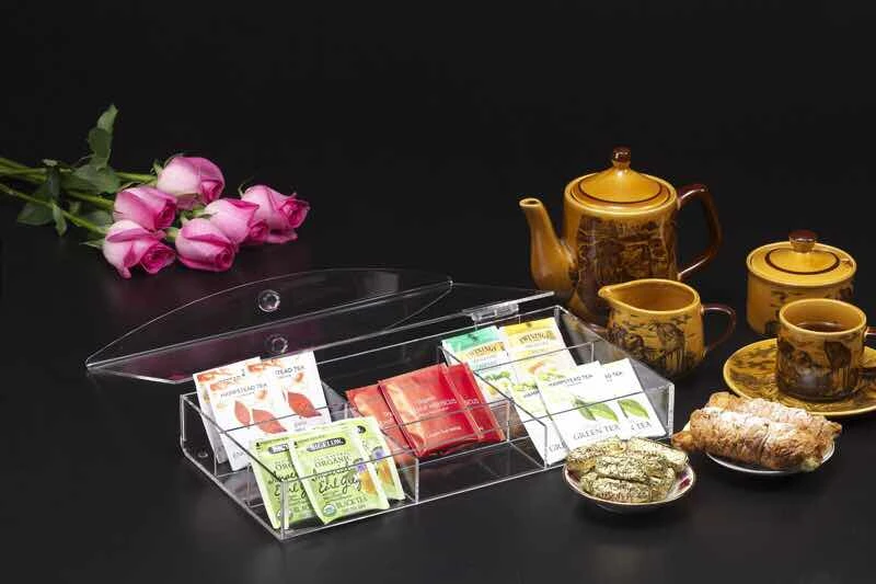 صندوق أكريلك لأكياس الشاي تسعة حجرات من فاجيو - فيغ