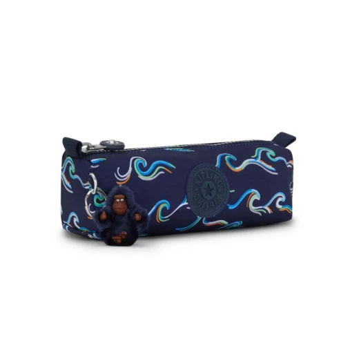 Kipling-Freedom Pen Case Fun Ocean Print - Kipling - Image 4