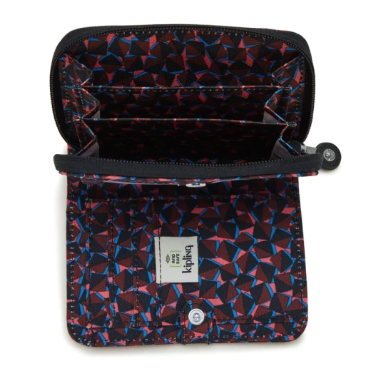 Kipling Money Love Medium Wallet Happy Squares - Kipling - Image 4