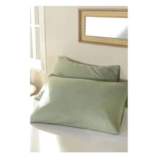 غطاء وسادة لون أخضر داكن حجم 50*70 سم, 2 قطعة من انجلش هوم - انجلش هوم - Image 3