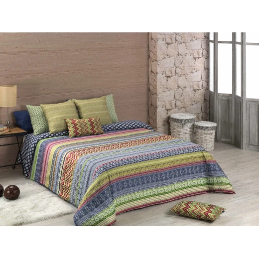 Canete Vent Comforter Set Blue, Kingsize, 4-Piece