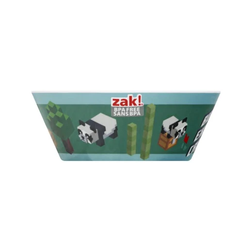 صحن مجوف للاطفال, بتصميم ماينكرافت, باللون الاخضر من زاك ديزاينز - زاك ديزاينز - Image 2