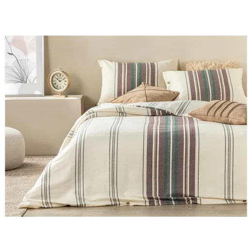 طقم غطاء لحاف، لون خمري، 260حجم سوبر كينج ×220 سم من انجلش هوم طقم غطاء لحاف، لون خمري، 260حجم سوبر كينج ×220 سم من انجلش هوم