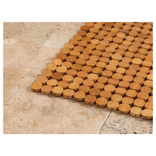 سجادة استحمام مضادة للانزلاق، لون بيج، 50×70 سم من انجلش هوم - انجلش هوم - Image 2