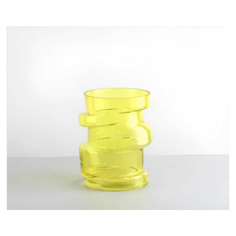 مزهرية لون أصفر, حجم 20 سم من ارمن - ارمن