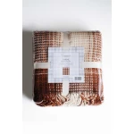 Iyigeceler Istanbul Casual Single Throw Blanket, Coffee, 150x200 Cm - Iyi Geceler