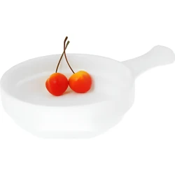 Wilmax  Baking Dish with Handle - White 450ml