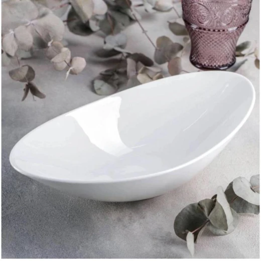 Wilmax Olivia Dish - White 25x14.5cm Wilmax Olivia Dish - White 25x14.5cm
