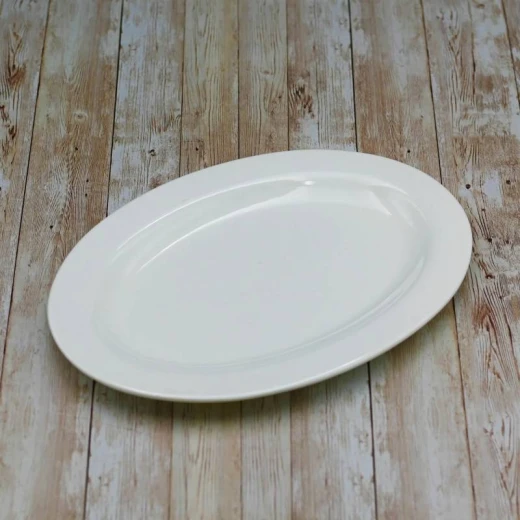 Wilmax Stello Pro Oval Platter - White 36cm Wilmax Stello Pro Oval Platter - White 36cm