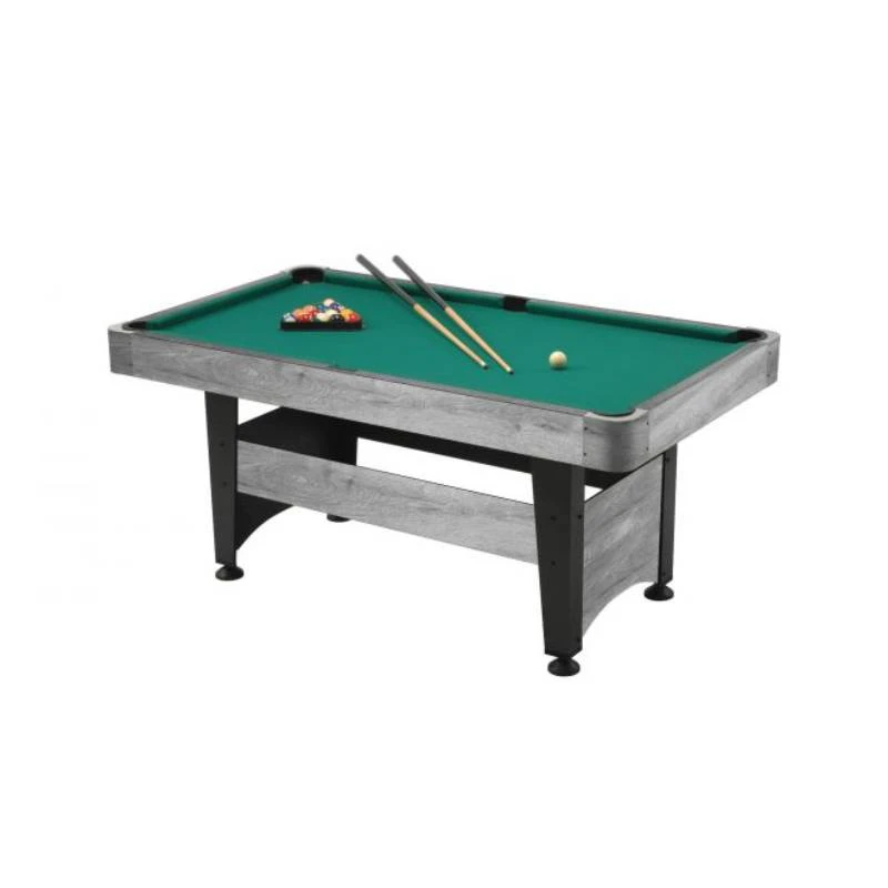Garlando Pool Table Chicago 4 Gray Oak Playground- Play Area In Mdf 140*70 Cm. - garlando