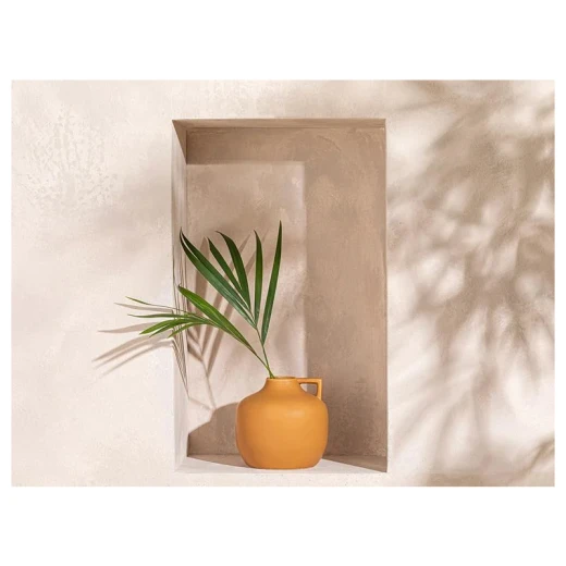 مزهرية، لون بني فاتح، 14×14×13 سم من انجلش هوم مزهرية، لون بني فاتح، 14×14×13 سم من انجلش هوم