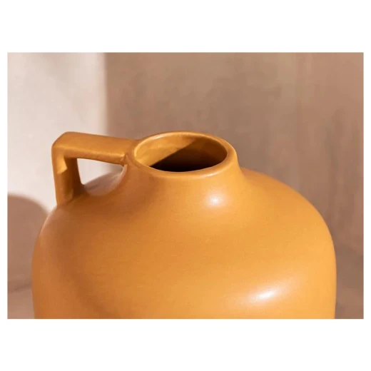 مزهرية، لون بني فاتح، 14×14×13 سم من انجلش هوم - انجلش هوم - Image 2