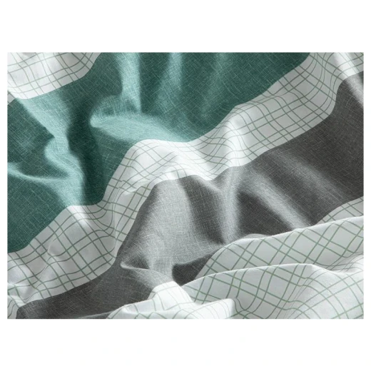 طقم غطاء لحاف مجوز، أخضر، 200×220 سم من انجلش هوم - انجلش هوم - Image 5