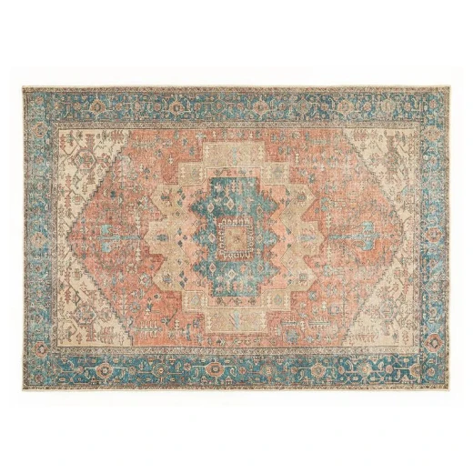 سجادة لون بني وأزرق, حجم 160×230 سم من انجلش هوم سجادة لون بني وأزرق, حجم 160×230 سم من انجلش هوم