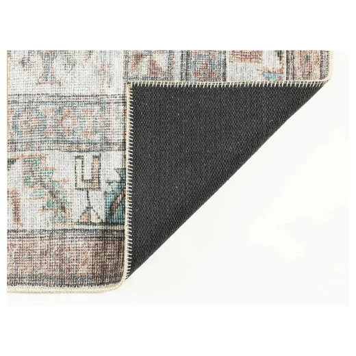 سجادة لون أبيض وبني, حجم 80×300 سم من انجلش هوم - انجلش هوم - Image 2