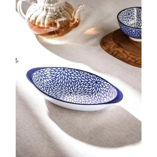 Madame Coco Rêve Bleu Drancy New Bone China Plate with Handle