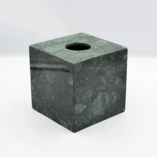 علبة مناديل رخامية مربعة من كاريرا - أخضر من ارمان - ارمن - Image 2