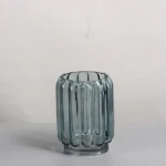 مزهرية زجاج شربات - أزرق فاتح 18.5 سم من ارمان - ارمن