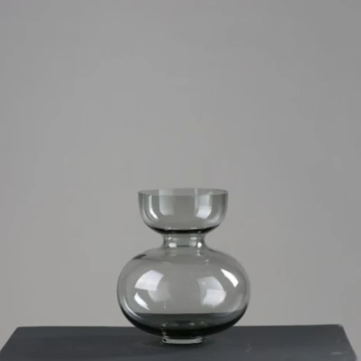 مزهرية شربات - رمادي 25 سم من ارمان