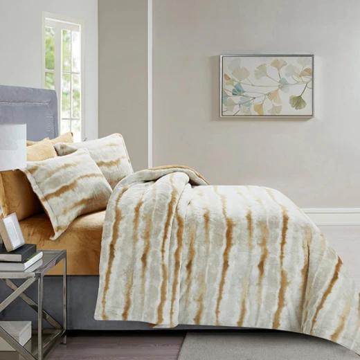 Nova Home Calcutta Comforter set - King - Gold 6 Pcs - Nova Home - Image 5
