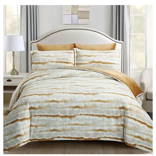 Nova Home Calcutta Comforter set - King - Gold 6 Pcs - Nova Home - Image 4