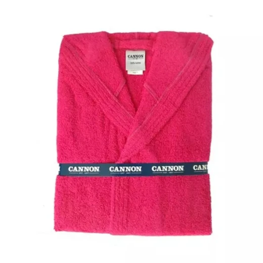 Cannon Bath Robe Plain Fuchia M Cannon Bath Robe Plain Fuchia M
