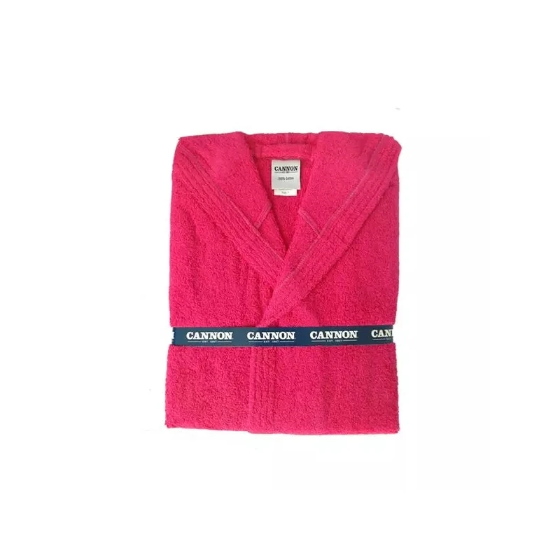 Cannon Bath Robe Plain  Fuchia S - Cannon