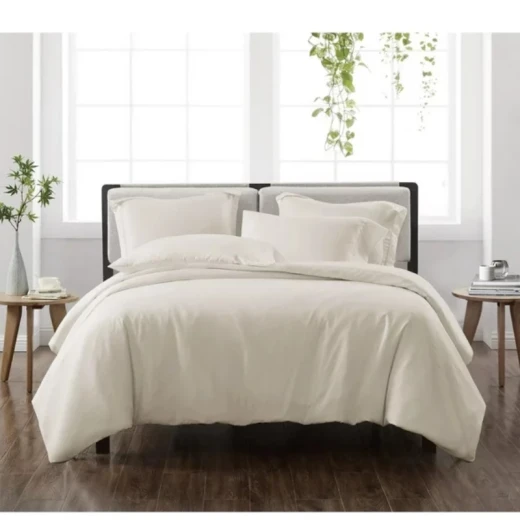 Cannon Bed Duvet Cover Plain King Ivory 4pcs set Cannon Bed Duvet Cover Plain King Ivory 4pcs set